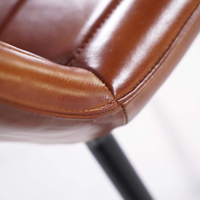 Vintage Stuhl aus Leder - Portobello