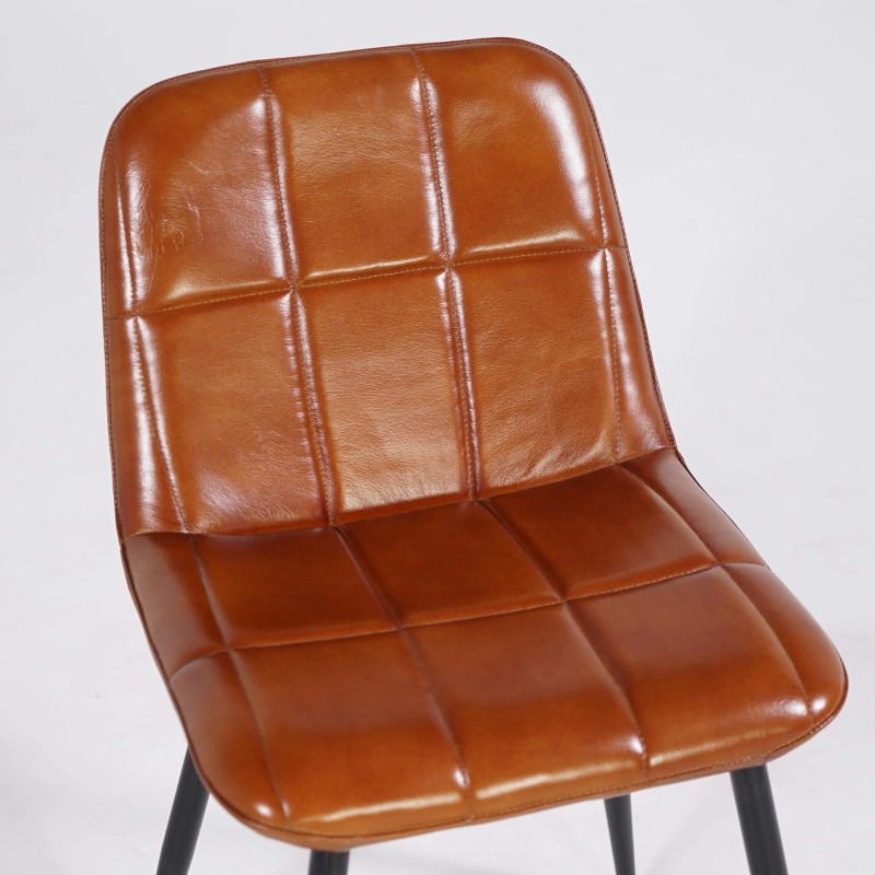 Vintage Stuhl aus Leder - Portobello