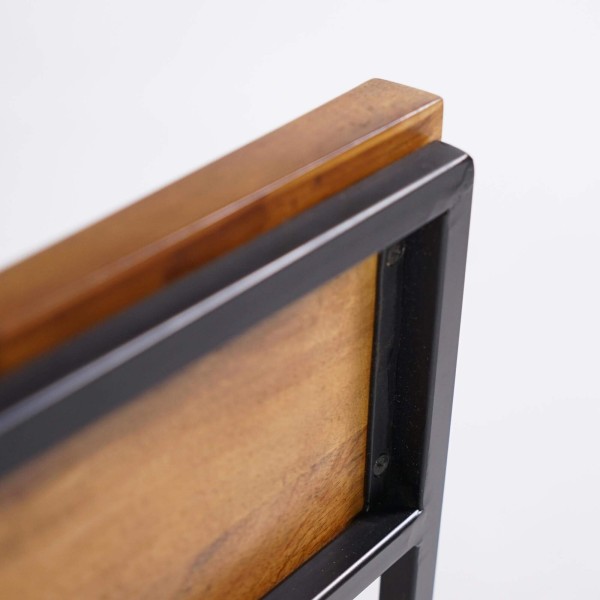Holz- und Metallstuhl Robin