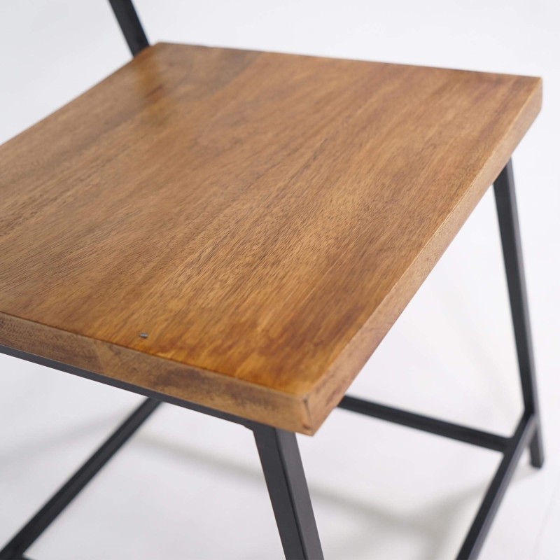 Holz- und Metallstuhl Robin
