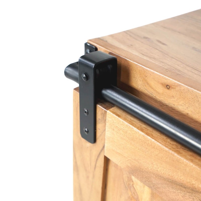 Kleines Buffet aus Holz und Metall 110 cm - Osaka