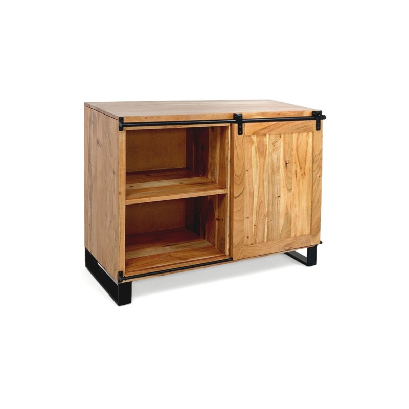 Kleines Buffet aus Holz und Metall 110 cm - Osaka