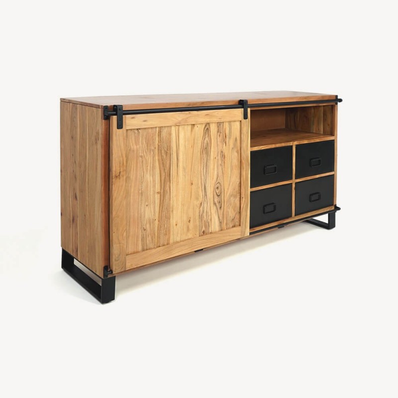 Anrichte aus Holz & Metall 160 cm - Osaka