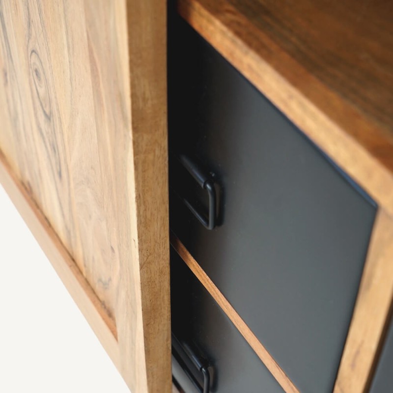 Anrichte aus Holz & Metall 160 cm - Osaka