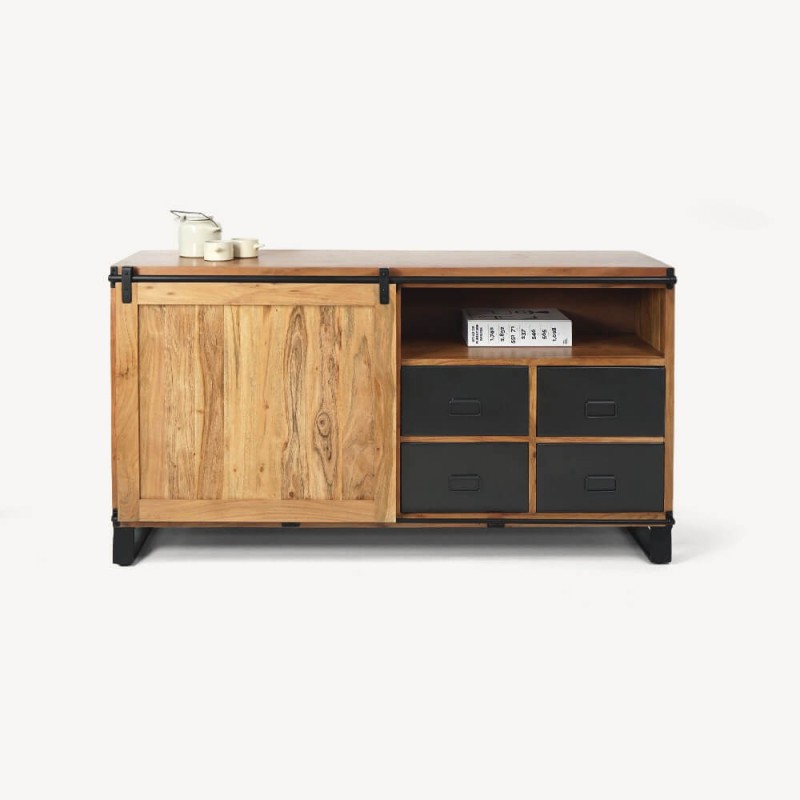 Anrichte aus Holz & Metall 160 cm - Osaka