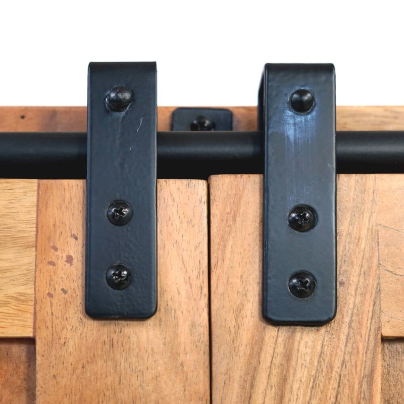 Großes Buffet aus Holz und Metall 200 cm - Osaka