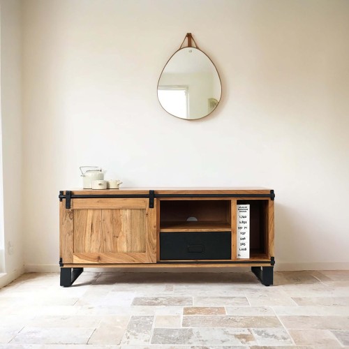 TV-Schrank Holz und Metall...