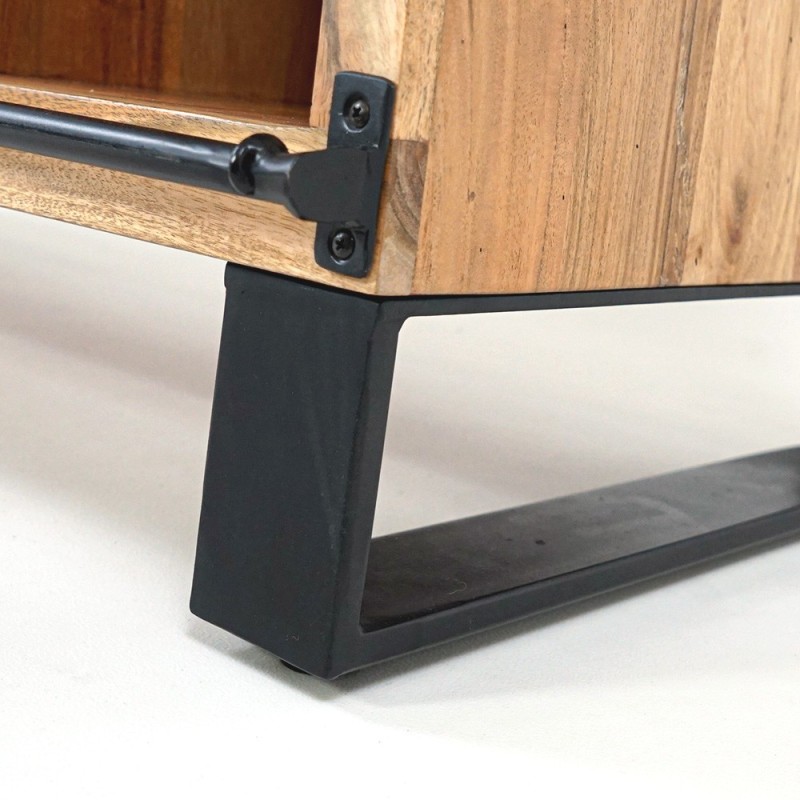 TV-Schrank Holz und Metall 120 cm - Osaka