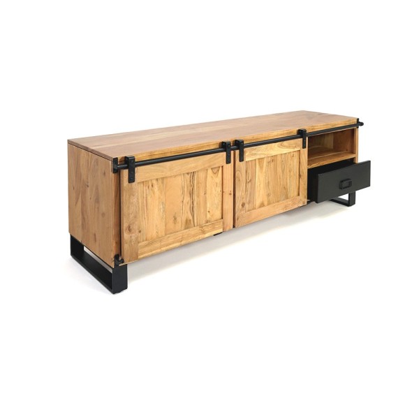 TV-Möbel aus Holz & Metall 160 cm - Osaka