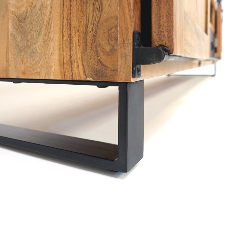 TV-Möbel aus Holz & Metall 200 cm - Osaka