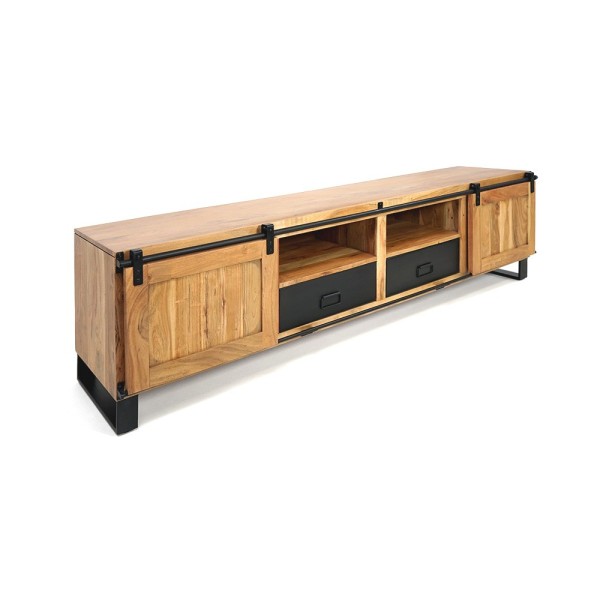 TV-Möbel aus Holz & Metall 200 cm - Osaka