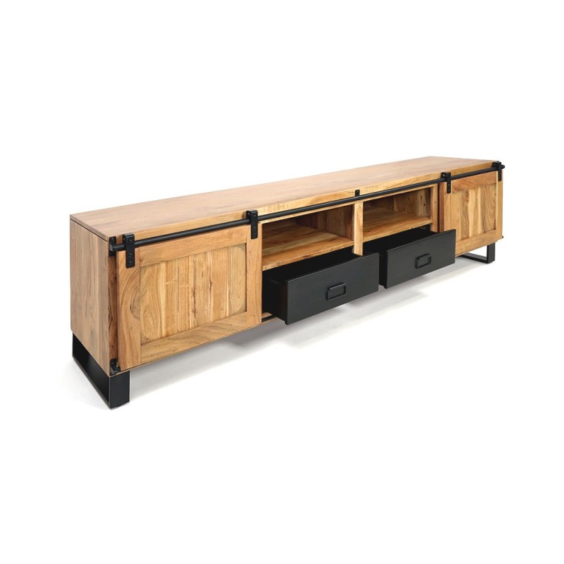 TV-Möbel aus Holz & Metall 200 cm - Osaka