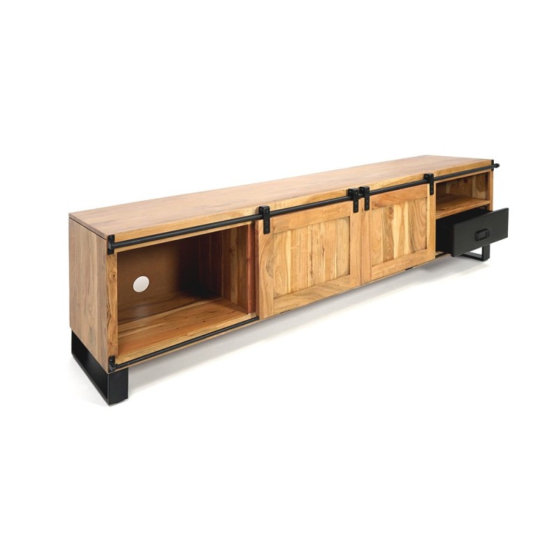 TV-Möbel aus Holz & Metall 200 cm - Osaka