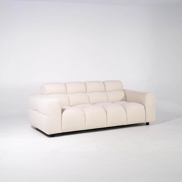 Gepolstertes Bouclé-Sofa 2/3-Sitzer – Elda