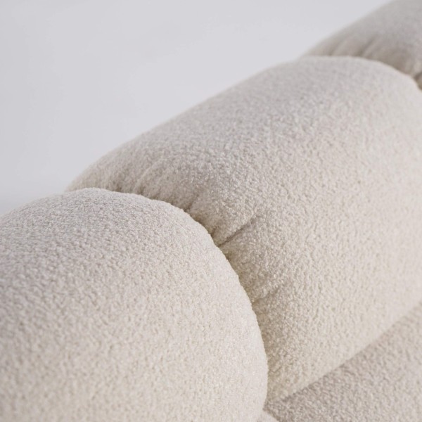 Gepolstertes Bouclé-Sofa 2/3-Sitzer – Elda