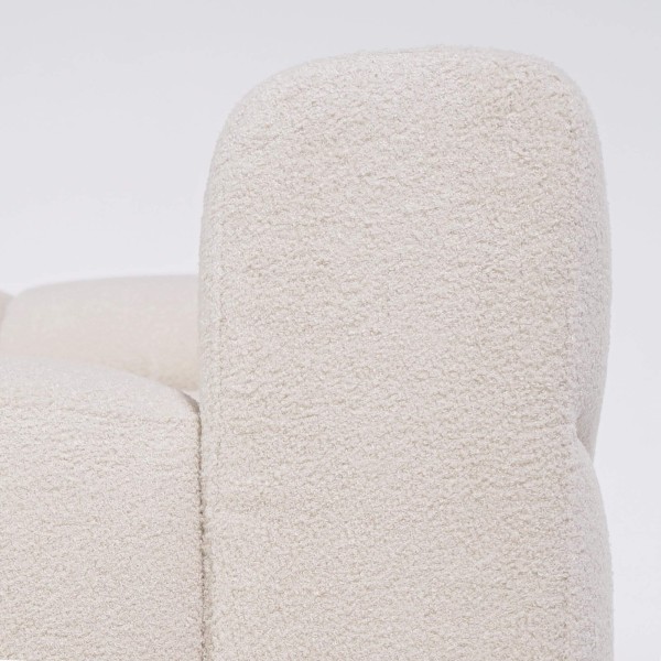 Gepolstertes Bouclé-Sofa 2/3-Sitzer – Elda