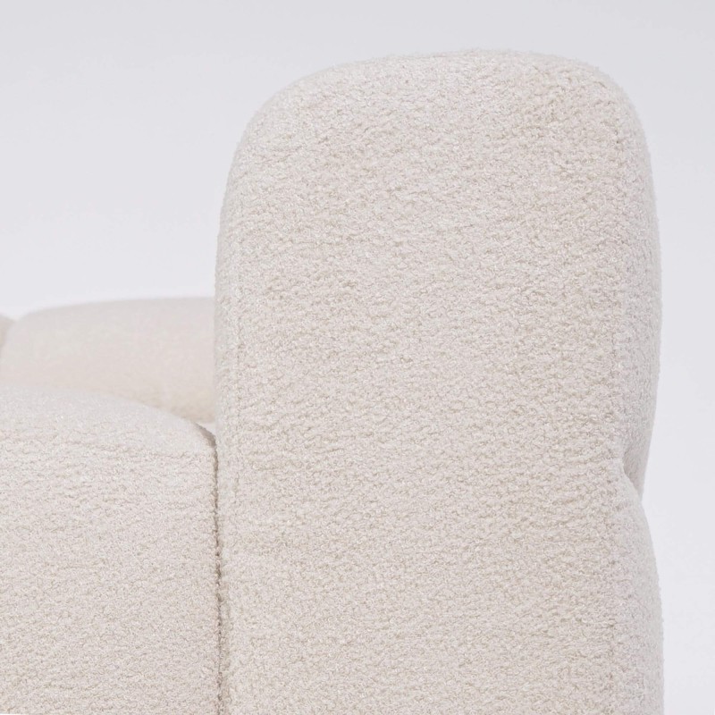 Gepolstertes Bouclé-Sofa 2/3-Sitzer – Elda
