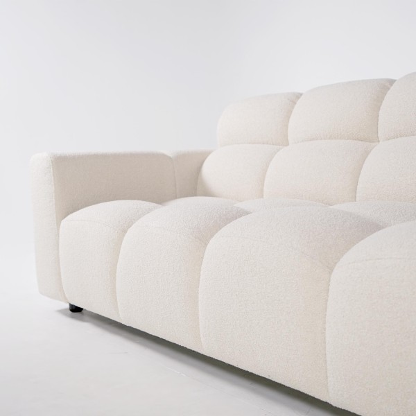 Gepolstertes Bouclé-Sofa 2/3-Sitzer – Elda