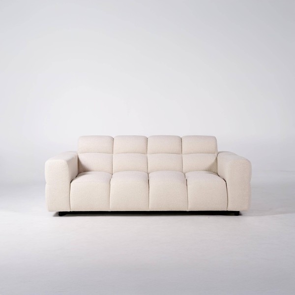 Gepolstertes Bouclé-Sofa 2/3-Sitzer – Elda