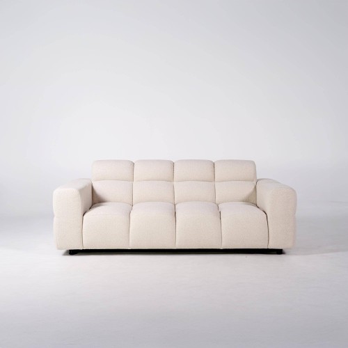 Gepolstertes Bouclé-Sofa 2/3-Sitzer – Elda