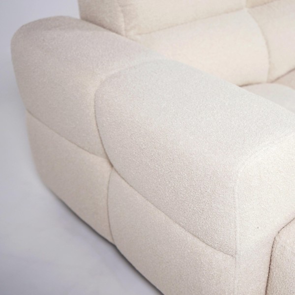 Ecksofa mit 4 Sitzplätzen und rechter Chaiselongue – Elda
