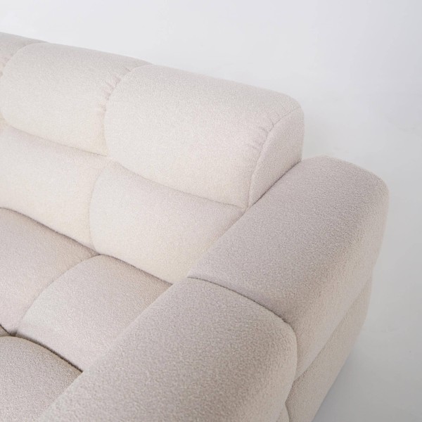 Ecksofa mit 4 Sitzplätzen und linker Meridienne – Elda