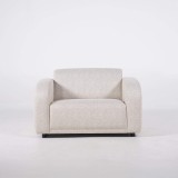 Sessel aus Chenille-Stoff – Syra