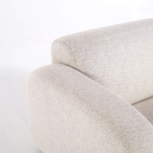 Sessel für 1 Person aus Chenille-Stoff – Syra