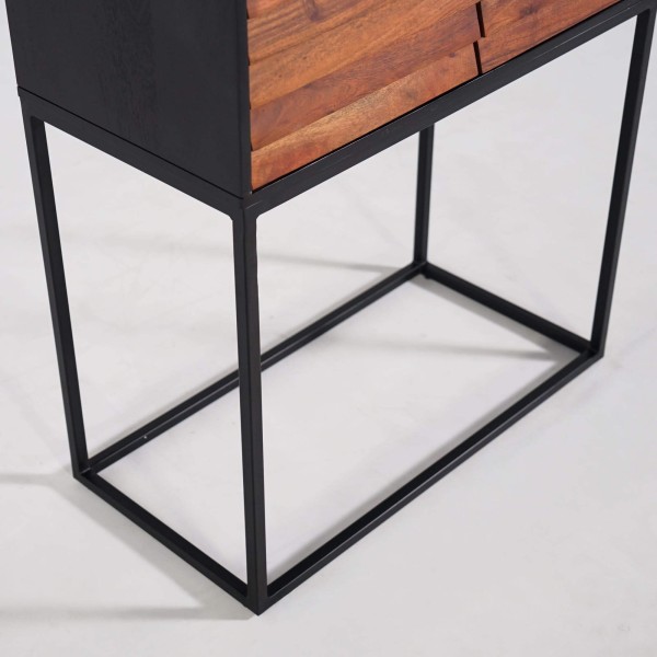 Hochschrank aus Massivholz 80cm - Tamara