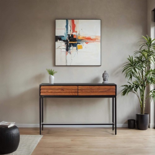 Konsole aus Naturholz 120cm - Tamara