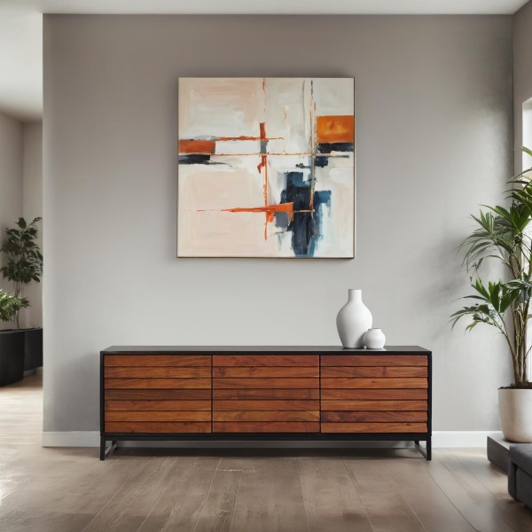 TV-Möbel 150 cm Naturholz - Tamara