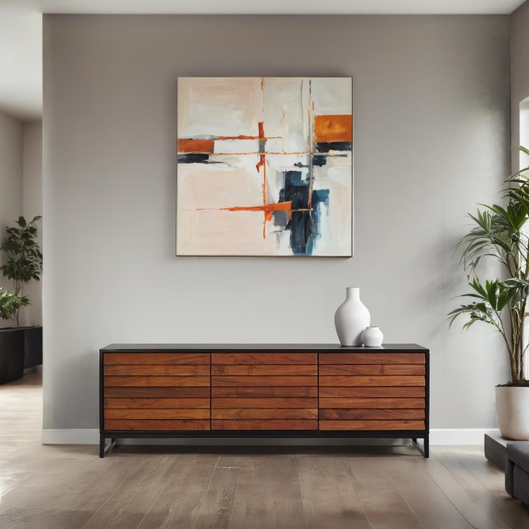 TV-Möbel 150 cm Naturholz - Tamara