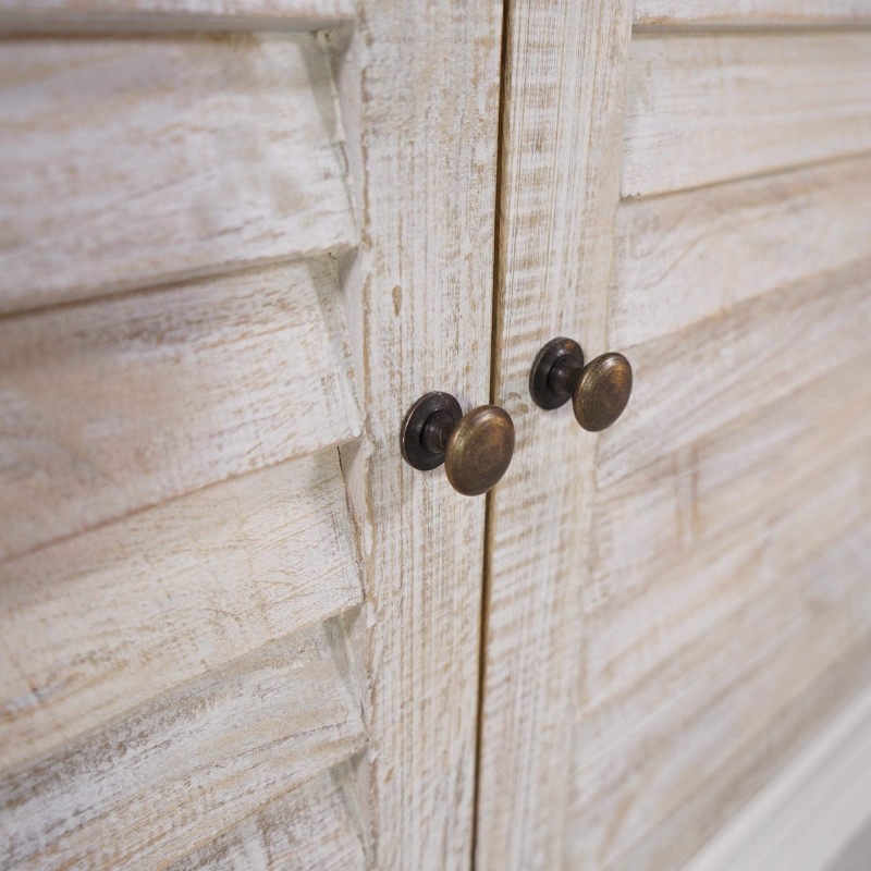 Weißes Sideboard aus Naturholz – Sea side