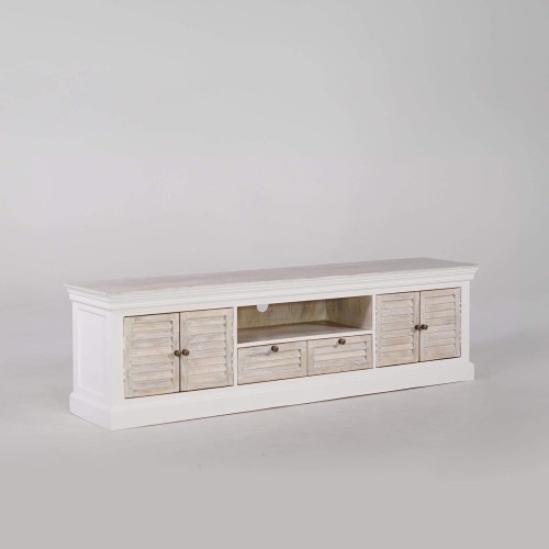 TV-Möbel Holz und Weiß 190 cm – Sea side