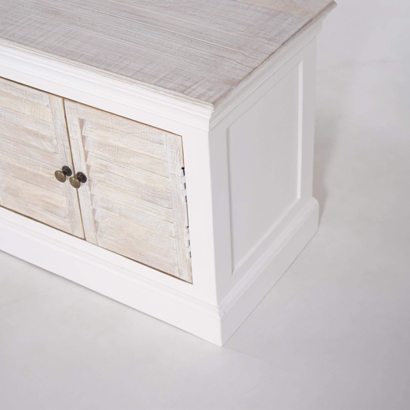 TV-Möbel Holz und Weiß 190 cm – Sea side