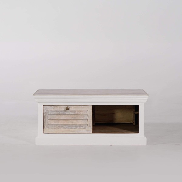 Couchtisch aus naturweißem Holz - Sea side