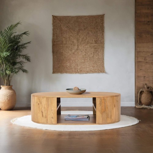 Couchtisch aus Massivholz - Timea