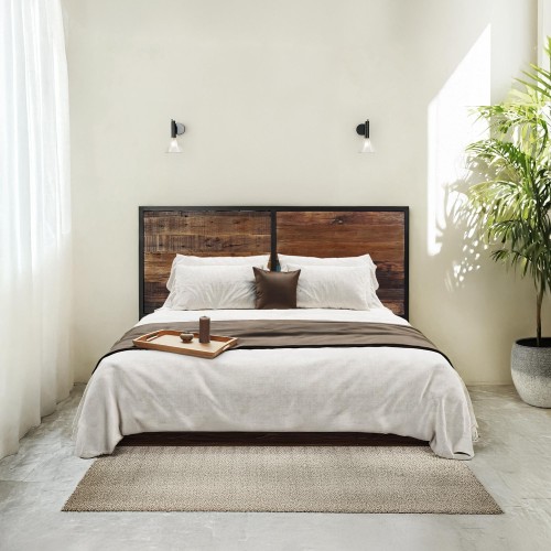Kopfteil aus recyceltem Holz – Recycled