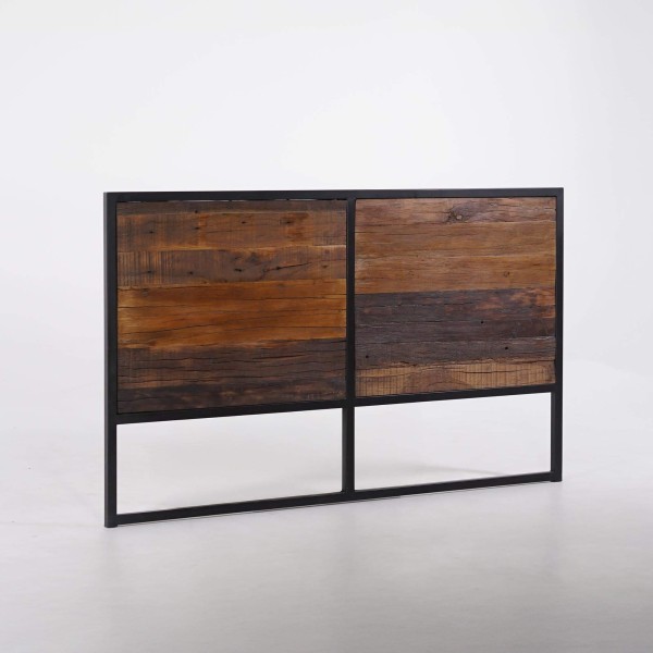 Kopfteil aus recyceltem Holz – Recycled