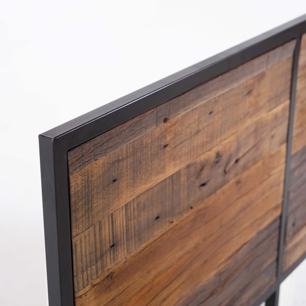 Kopfteil aus recyceltem Holz – Recycled