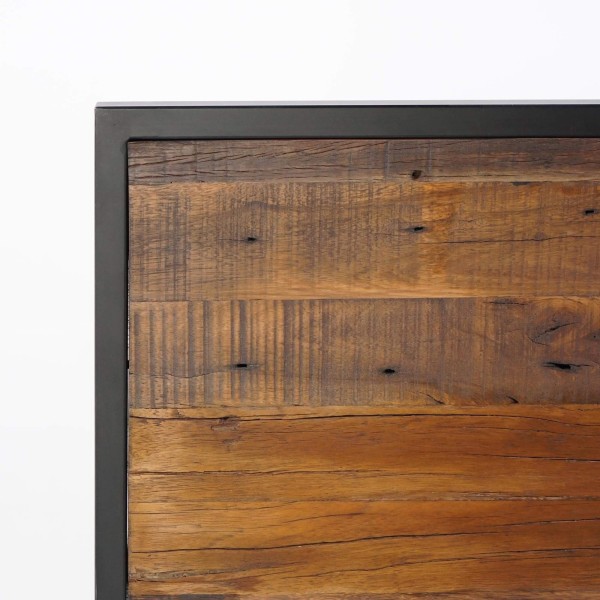 Kopfteil aus recyceltem Holz – Recycled