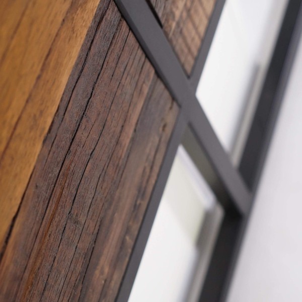 Kopfteil aus recyceltem Holz – Recycled