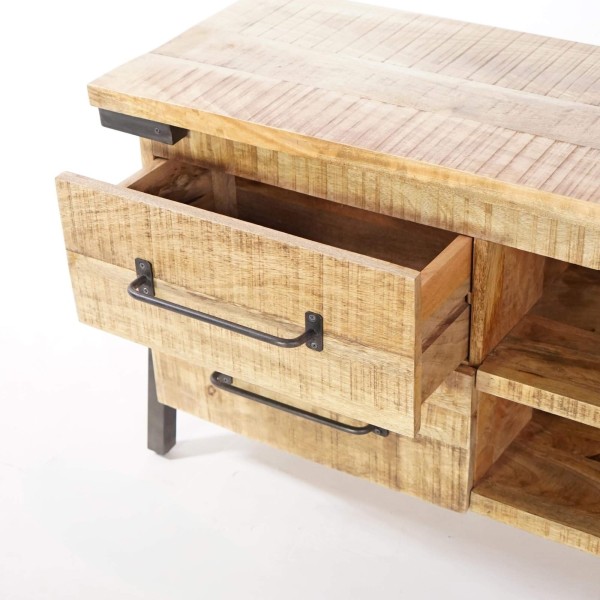 TV-Möbel aus Holz & Metall - Retro Archi