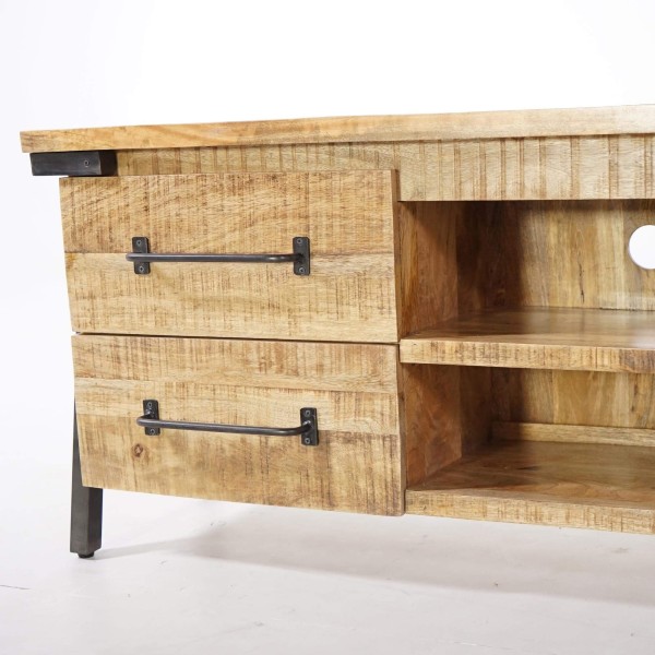 TV-Möbel aus Holz & Metall - Retro Archi