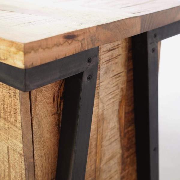 TV-Möbel aus Holz & Metall - Retro Archi