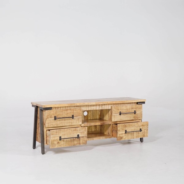 TV-Möbel aus Holz & Metall - Retro Archi