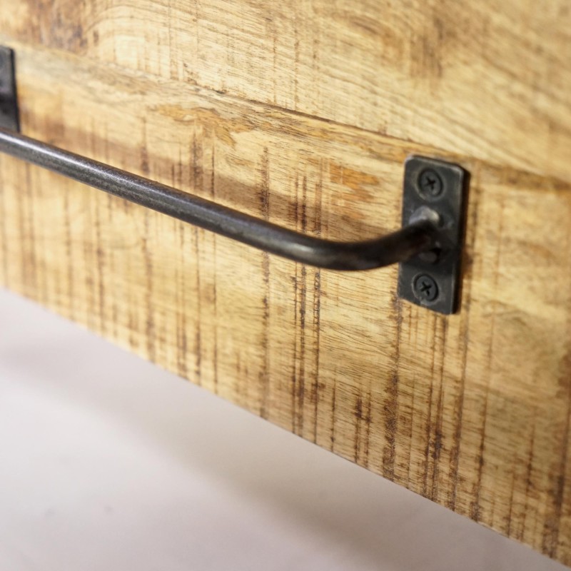 TV-Möbel Holz & Metall 120 cm - Retro Archi