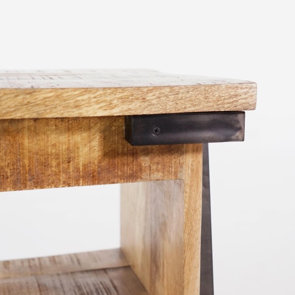 TV-Möbel Holz & Metall 120 cm - Retro Archi