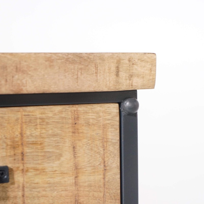 Nachttisch aus Holz und Metall - Cambridge