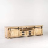 Industrielles TV-Möbel 180 cm mit 4 Schubladen - Paris